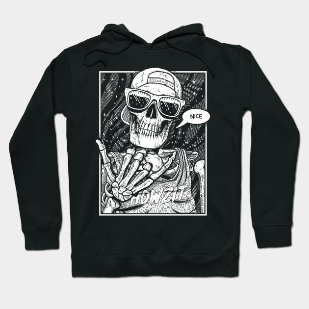 Nice - Cool Bones Skeleton Hoodie by GAz